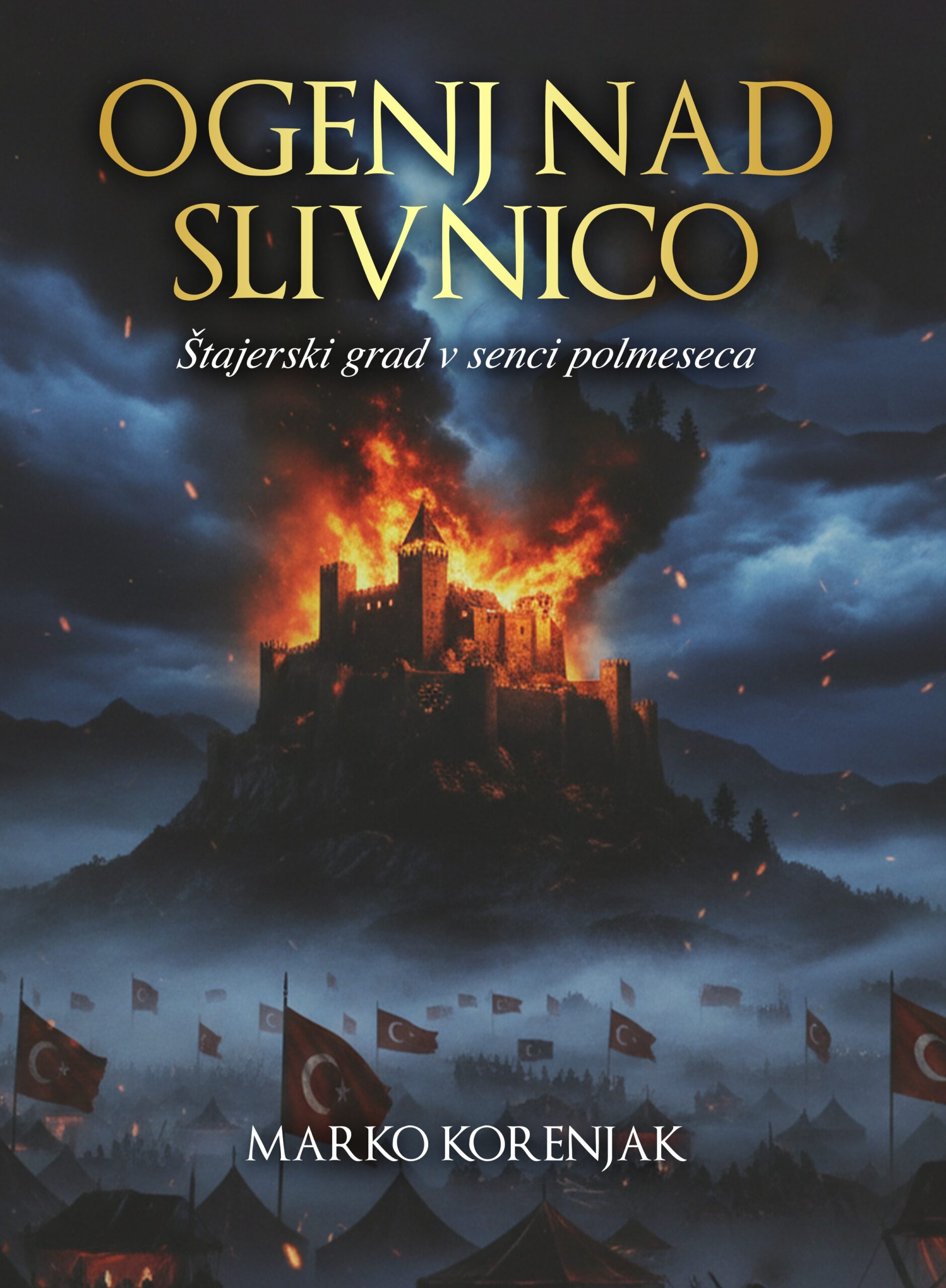 marko korenjak ogenj nad slivnico ovitek knjige